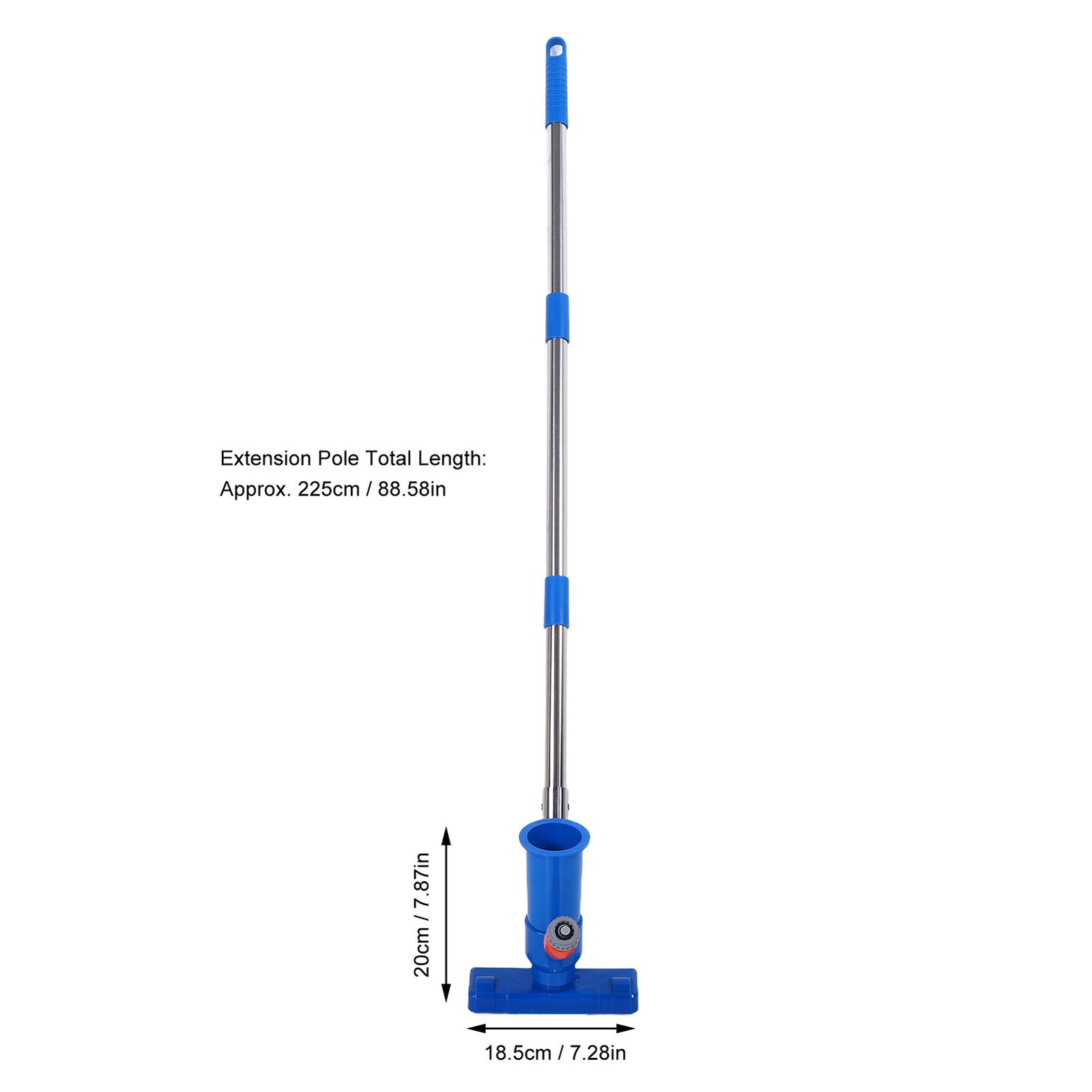 Pool Jet Cleaner Manual Spa Jet Vacuum Cleaner with Extension Pole for Cleaning