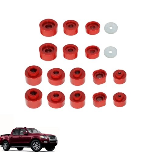 18 Pcs 6-116 Body Mount Bushings Kit Replacement for Explorer Sport Trac 2001