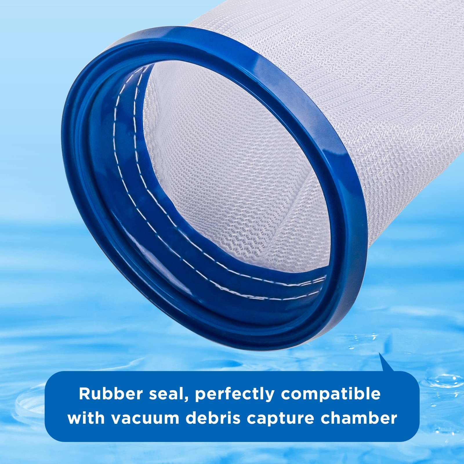 Pool Vacuum Filter Bag Compatible with Pool Blaster, Replacement for Water Te…