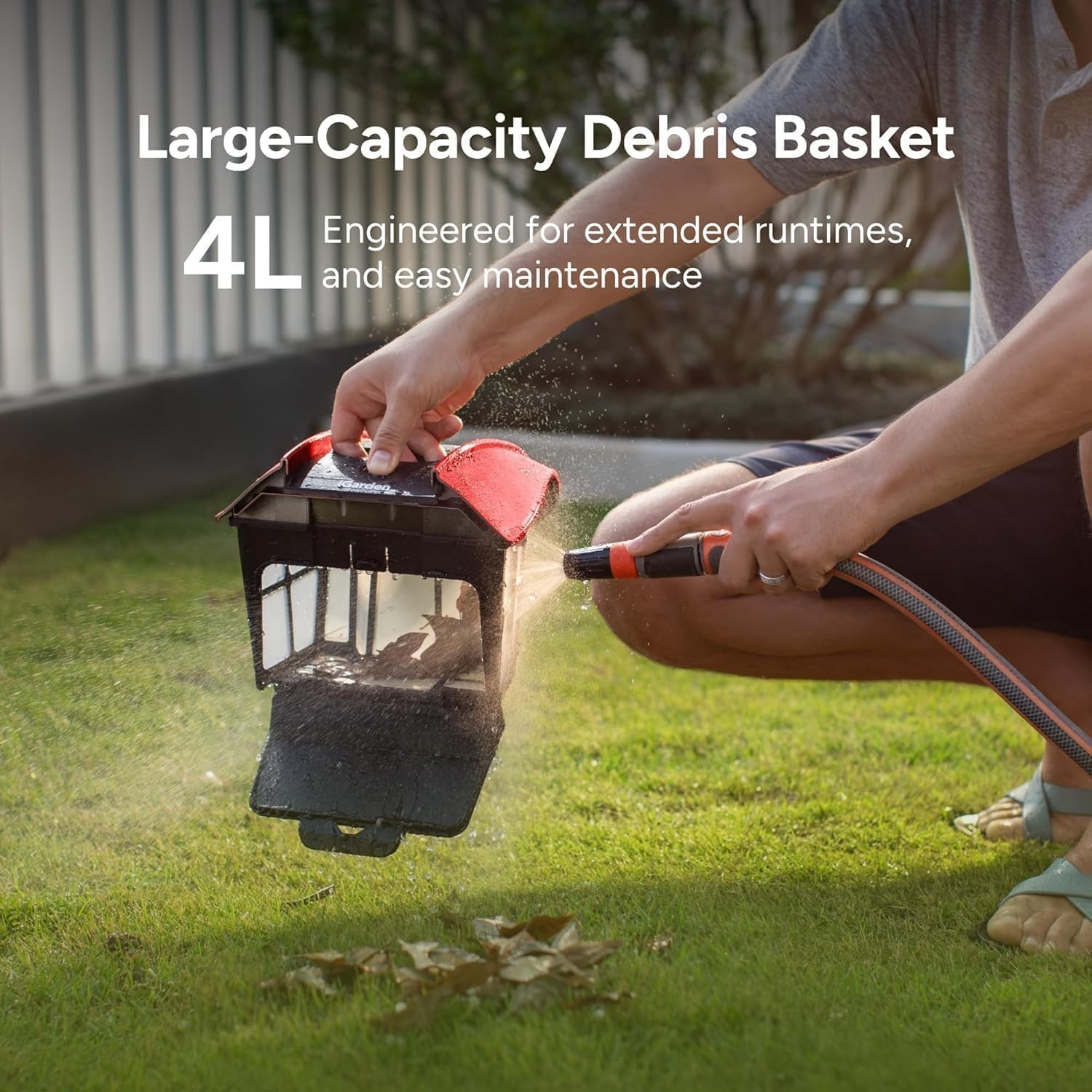 iGarden Pool Cleaner K Pro 15H Runtime Cordless Robotic Pool Vacuum for Ingroud