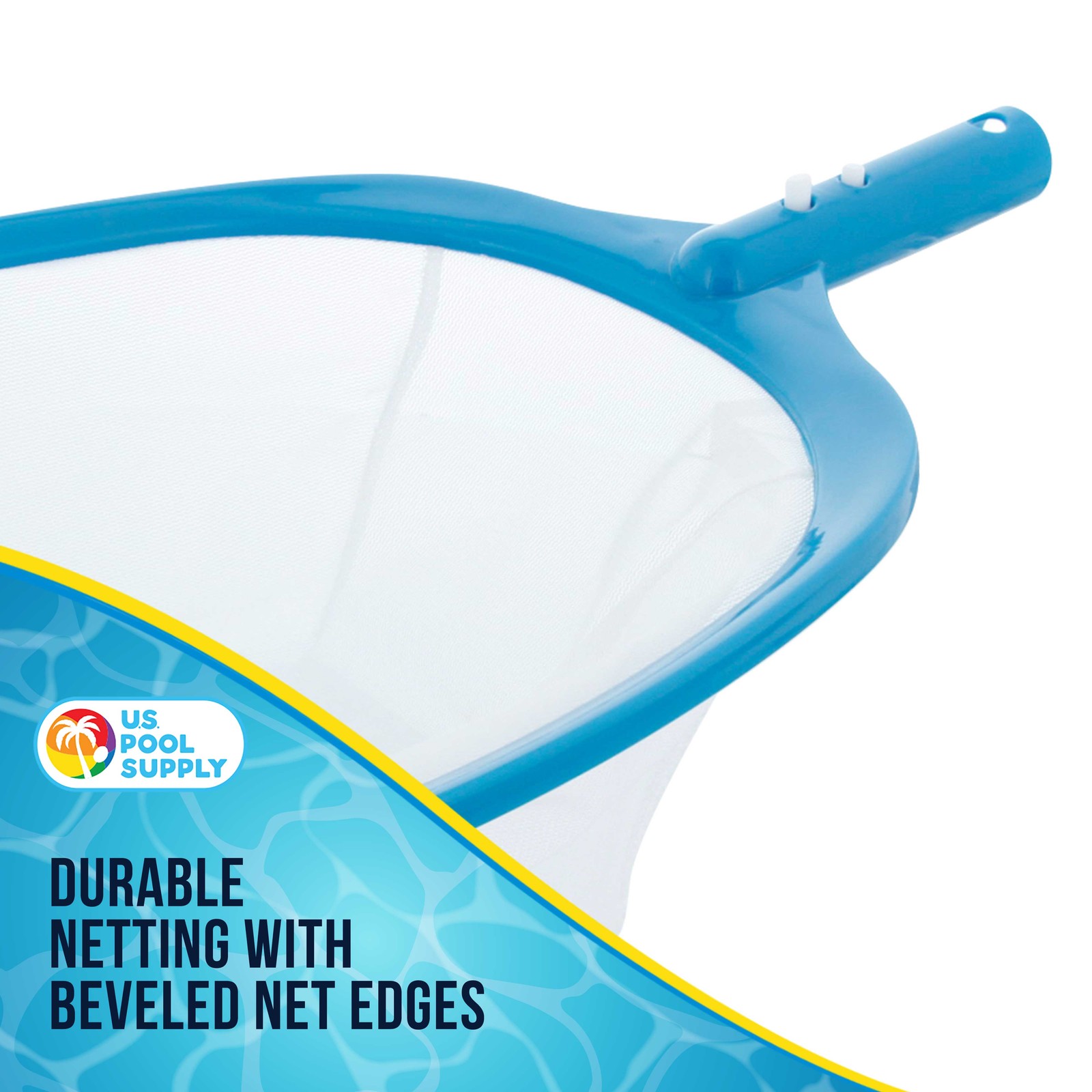 Swimming Pool Leaf Skimmer Net Ultra Fine Mesh Netting Basket Spa, Clean Debris