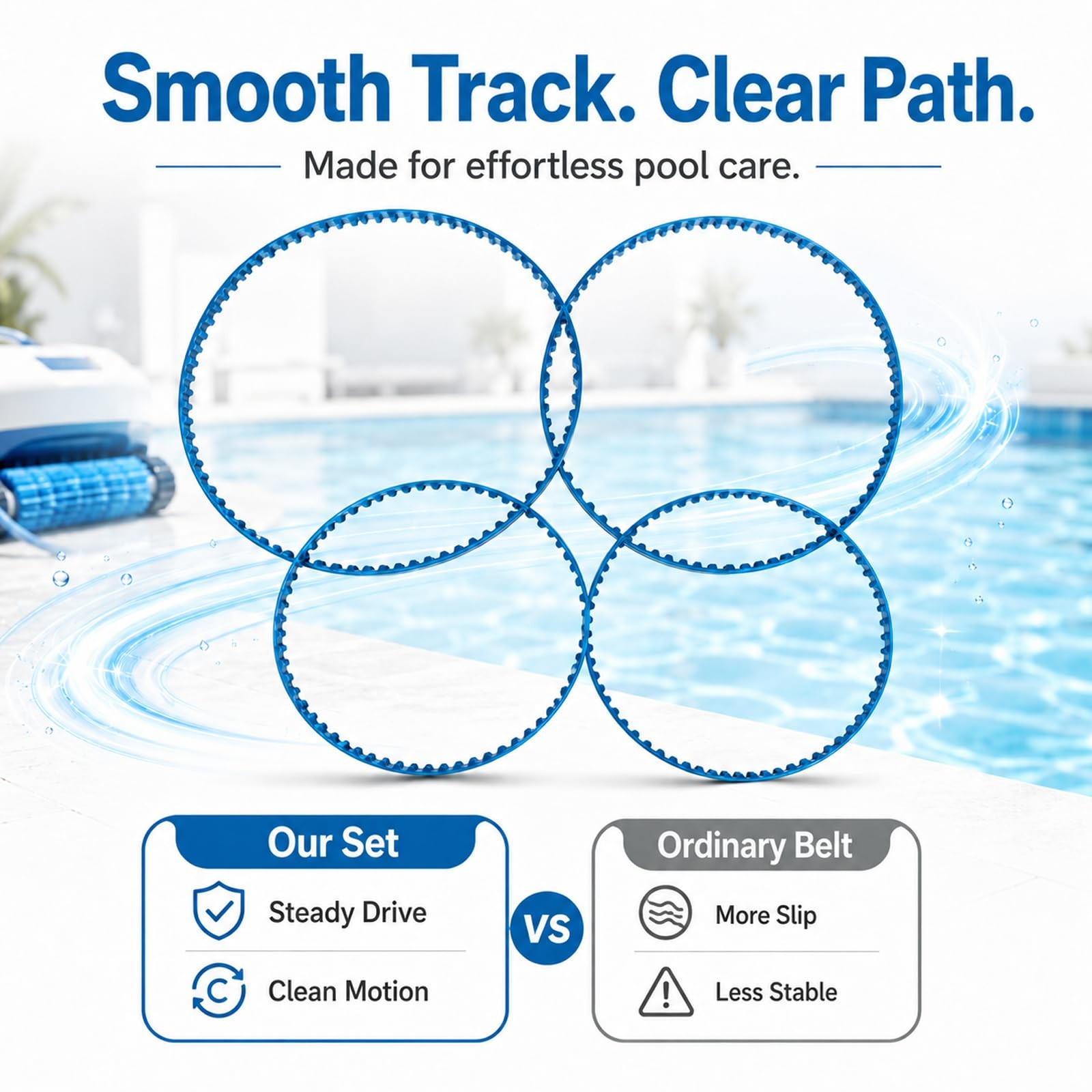 9-100-1017 Large & Small Belt Pool Cleaner Parts Replacement Kit Compatible w…