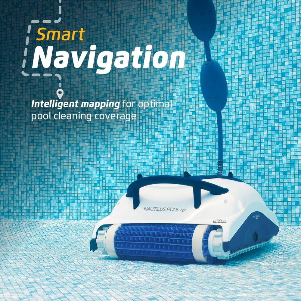 Nautilus Pool-Up Robotic Pool Vacuum Cleaner up to 26 FT – Wall Climbing