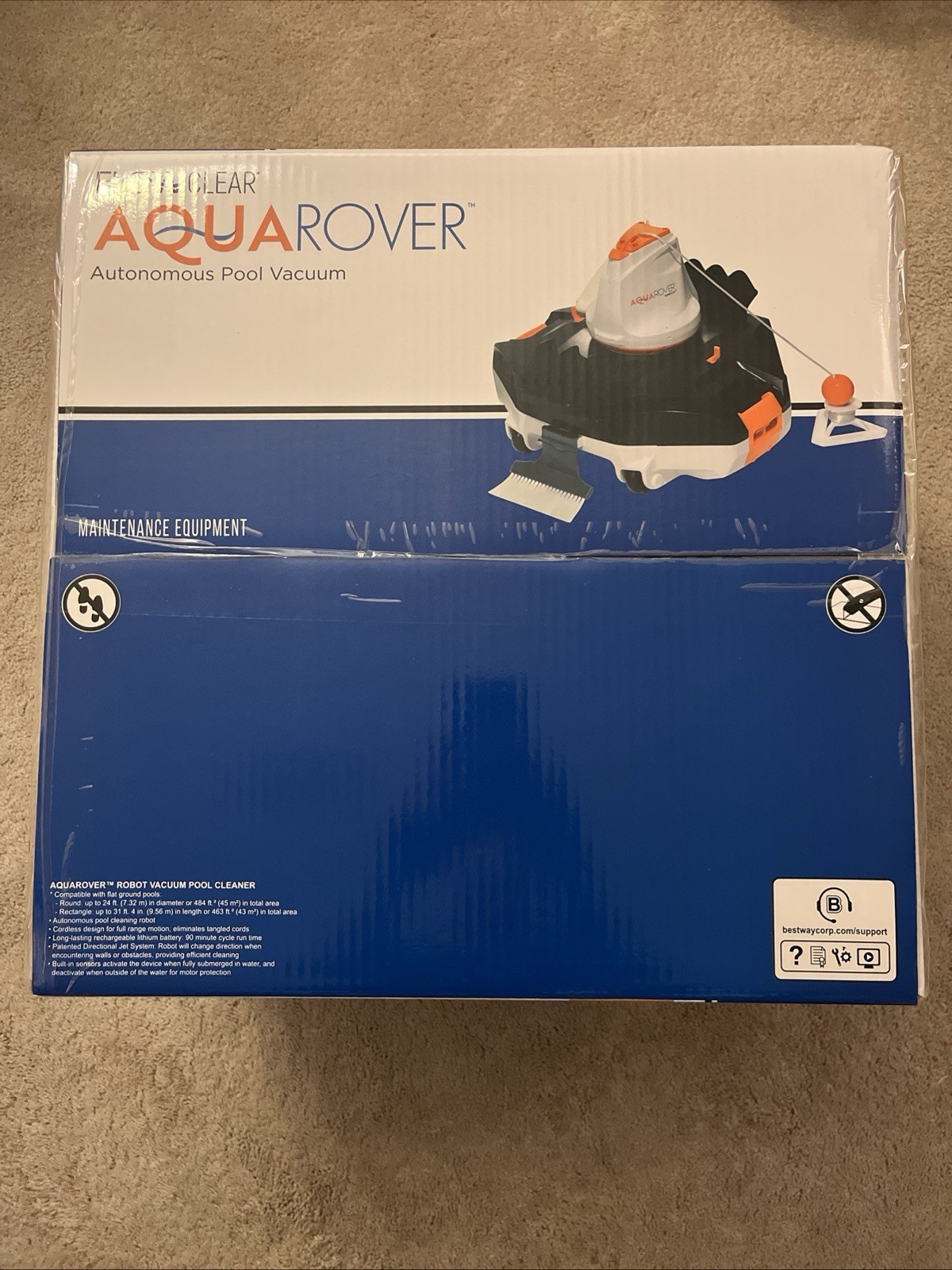 Bestway Flowclear AquaRover Autonomous Robotic Pool Cleaner – Black BRAND NEW