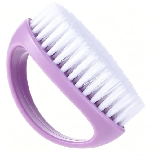 Purple Hand Nail Brushes – Heavy Duty – 1 Piece for Fingernails Cleaning