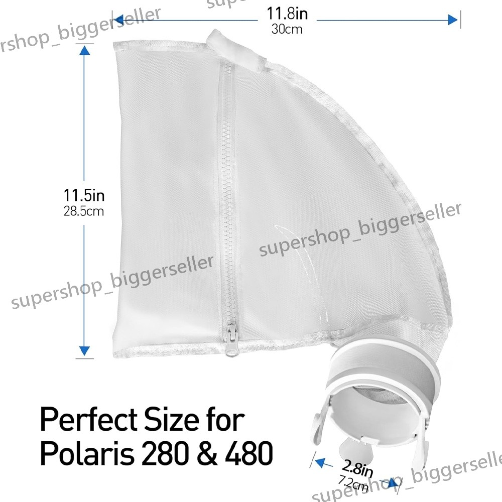 2/4 Pack 280 All Purpose Zipper Bag K13 For Zodiac Polaris 280 480 Pool Cleaners