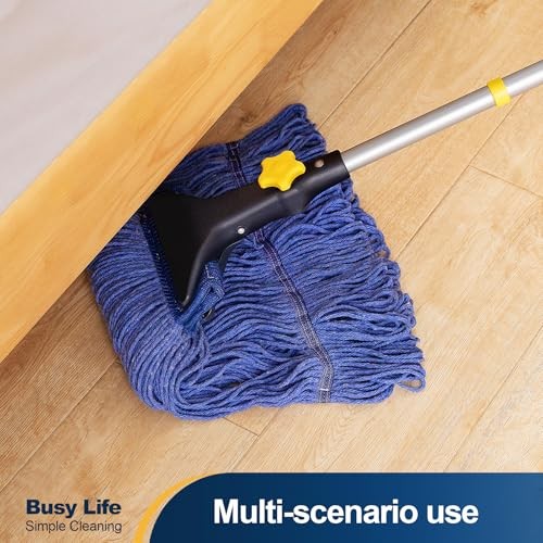 Looped-End String Wet Heavy Duty Cotton Mop – Industrial Grade – Cotton