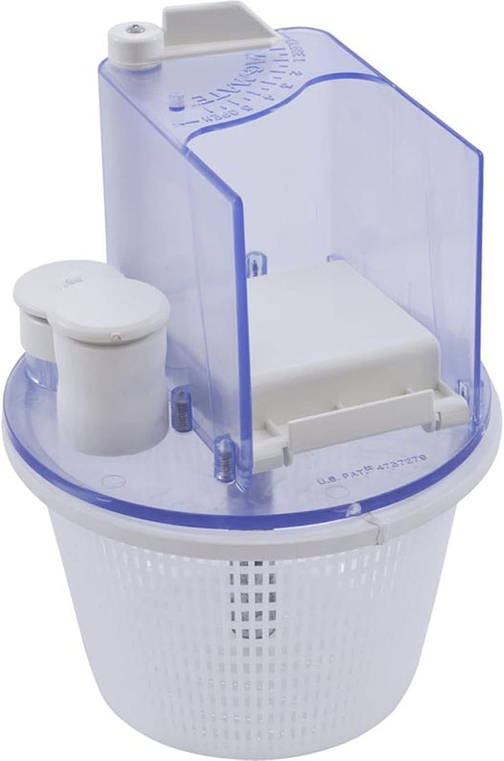 Smart Vac-Mate Pool Skimmer Attachment – White – Maximizes Surface Skimming