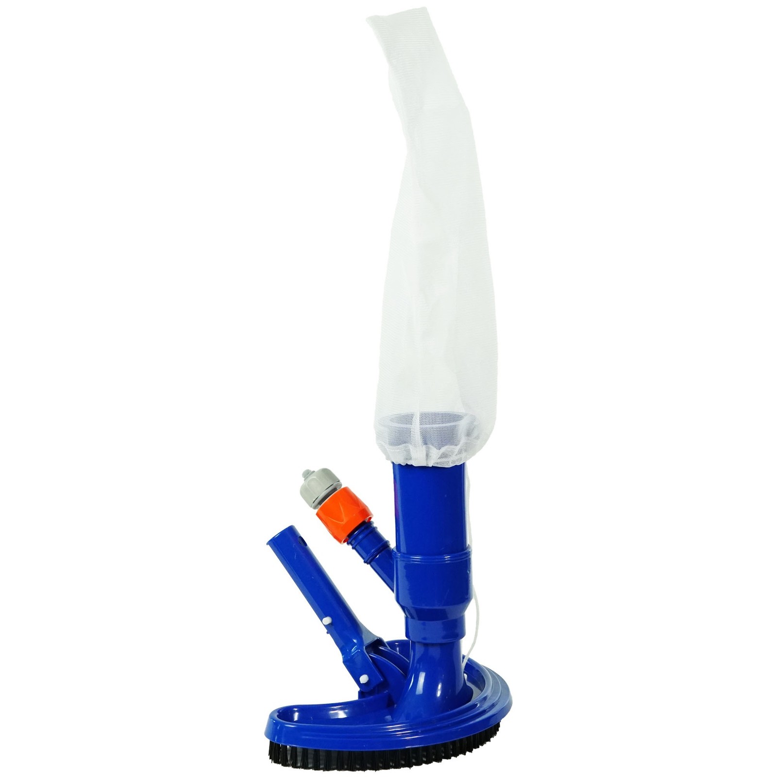Pool Central 10IN Blue Jet Vac with Brush for Small Above Ground Swimming Pools