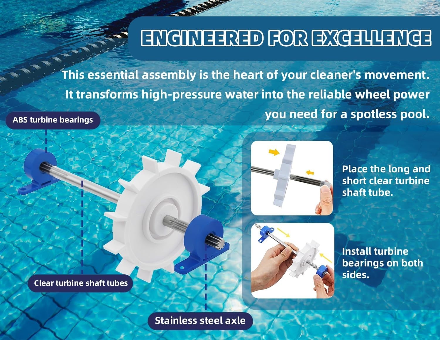 Rebuild Repair Parts Kit Replacement for Polaris Zodiac Automatic Swimming Pool