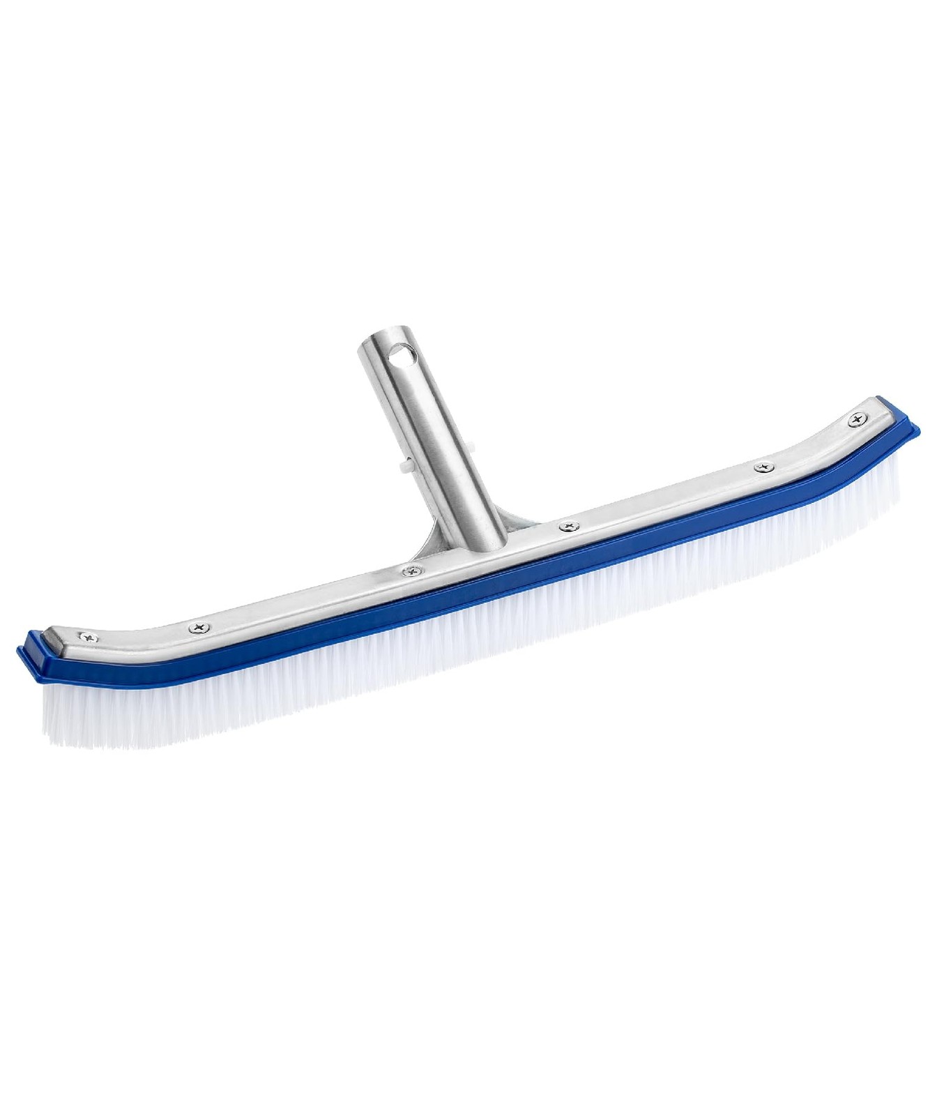 UNCO Aluminium Pool Brush Head – 17.3 in, Wall & Tile Brush, Large, Blue