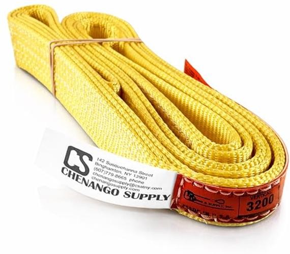 DD Sling 1 Inch x 6 Foot Nylon Lifting Sling – USA Made, 3,200 lb Vertical,