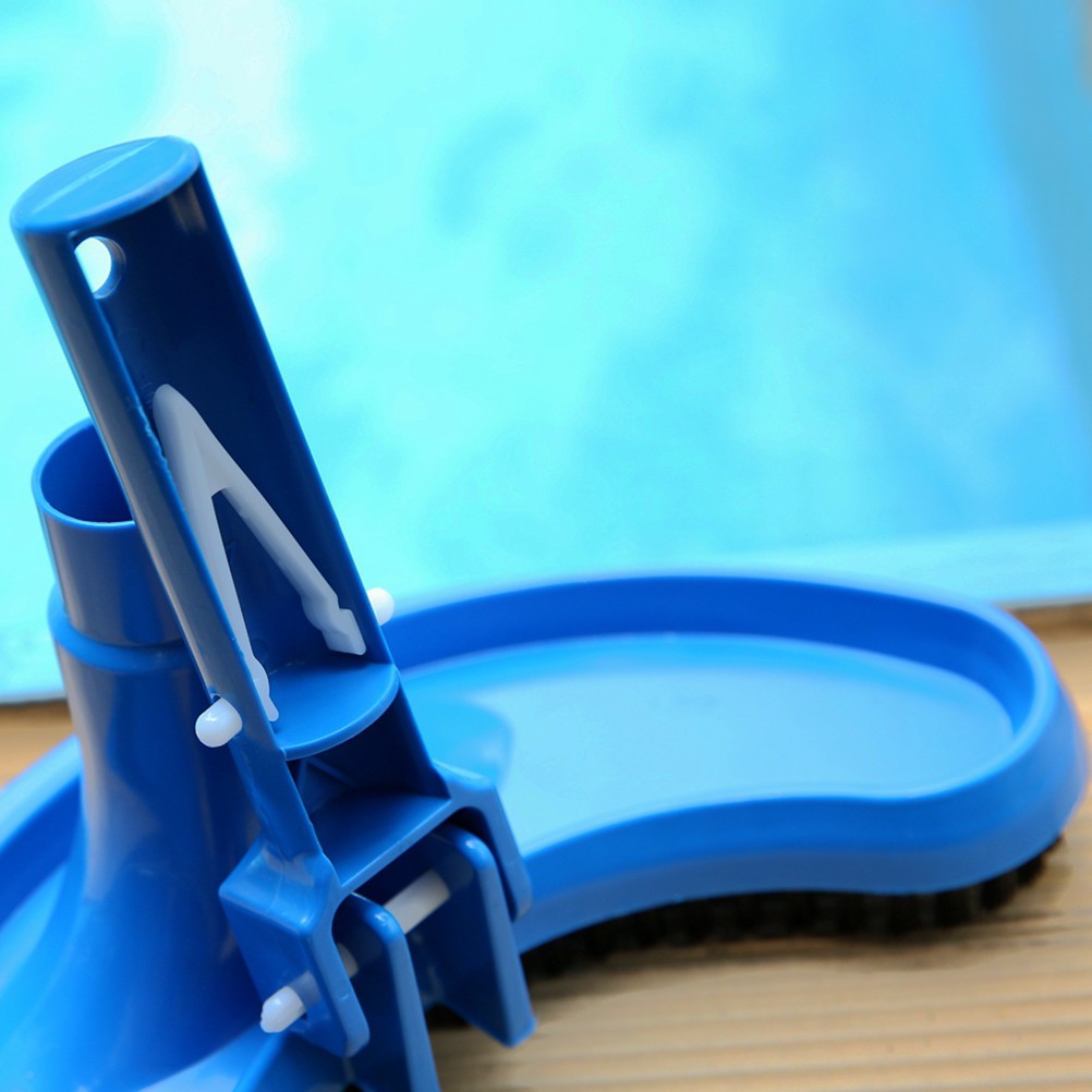Practical Pool Cleaning Head Buckle Useful Cleaning Brush for Home Hotel (Blue)