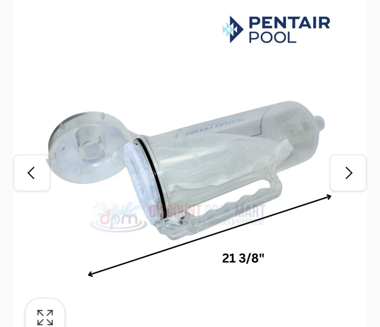 Pentair Leaf Trap Kreepy Krauly Cleaner 186 R211084K