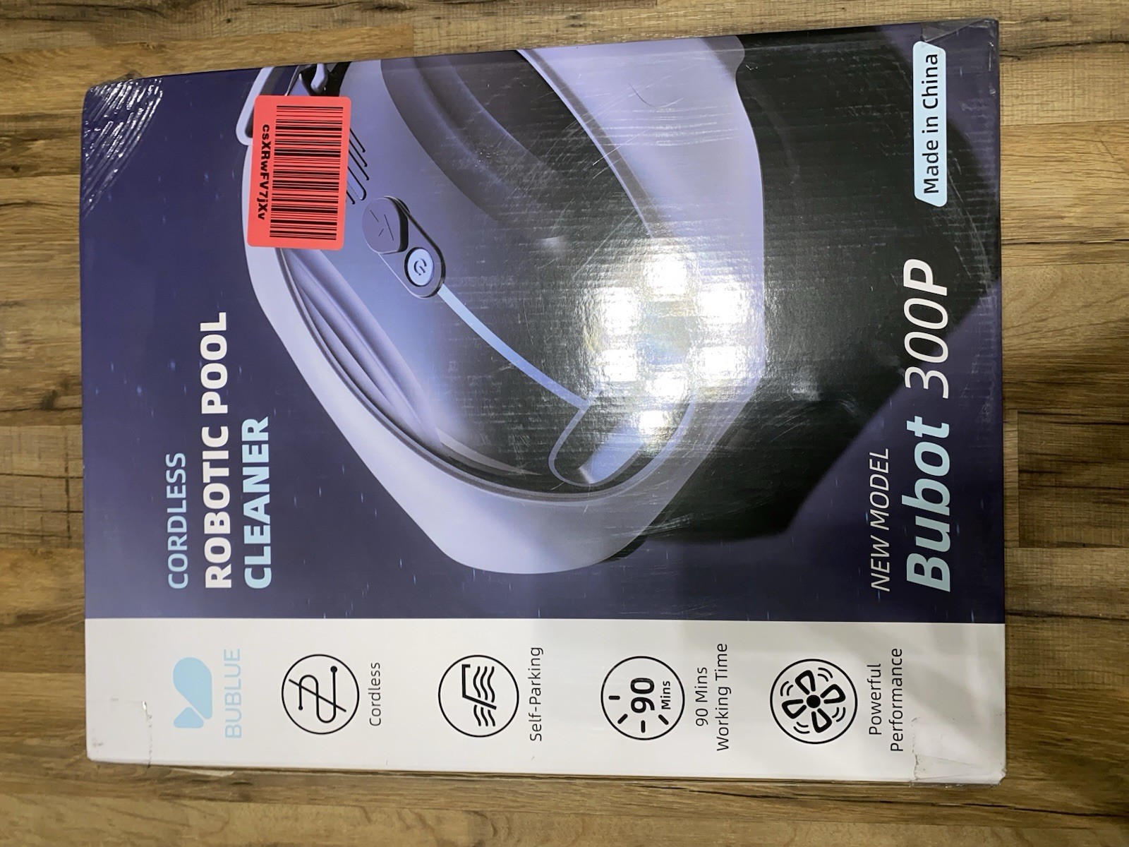 Bubot 300P Pool Vacuum, Cordless Robotic Pool Cleaner, Superior Suction #123