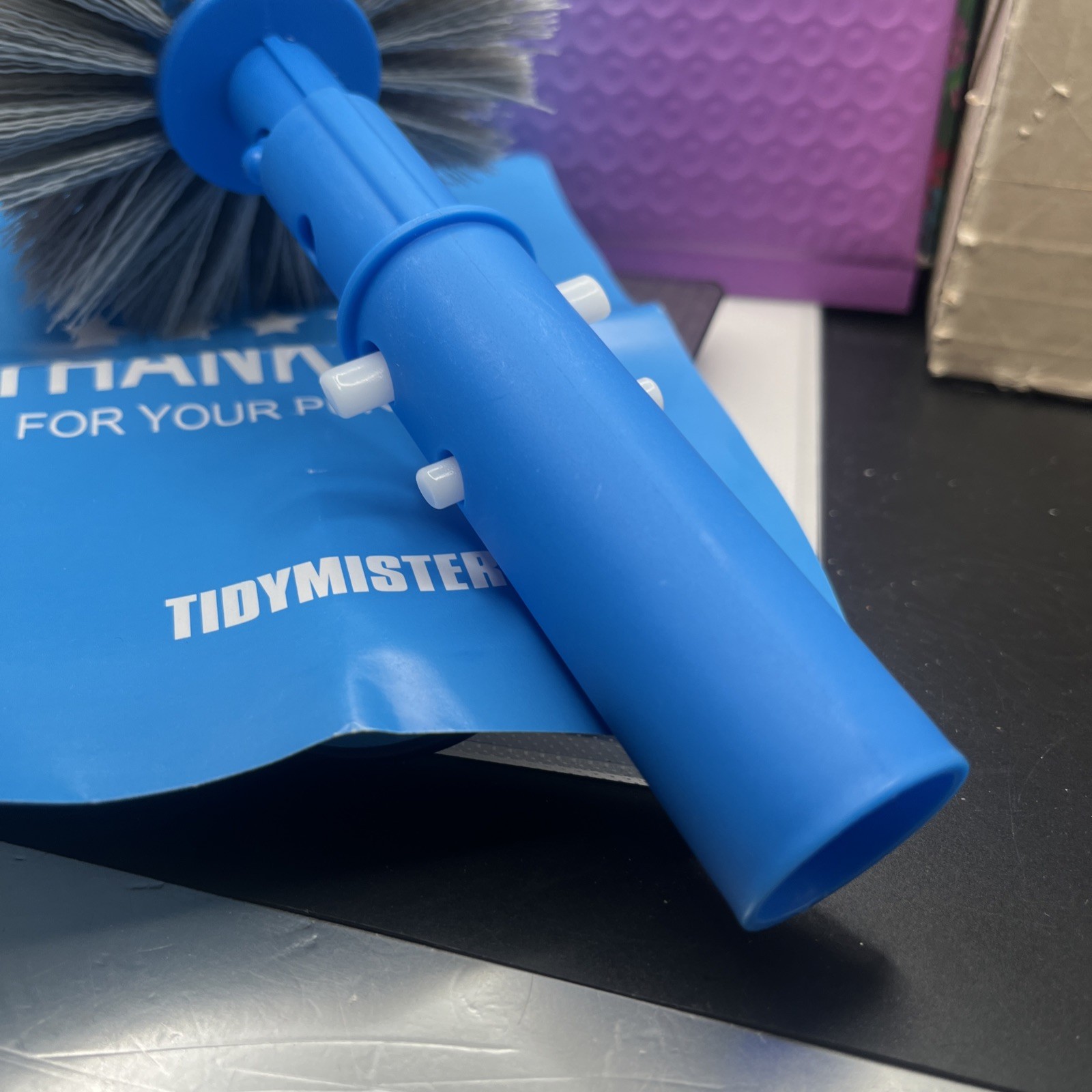 TidyMister Small Pool Brush Head for Cleaning Narrow Corners Steps See Pics New