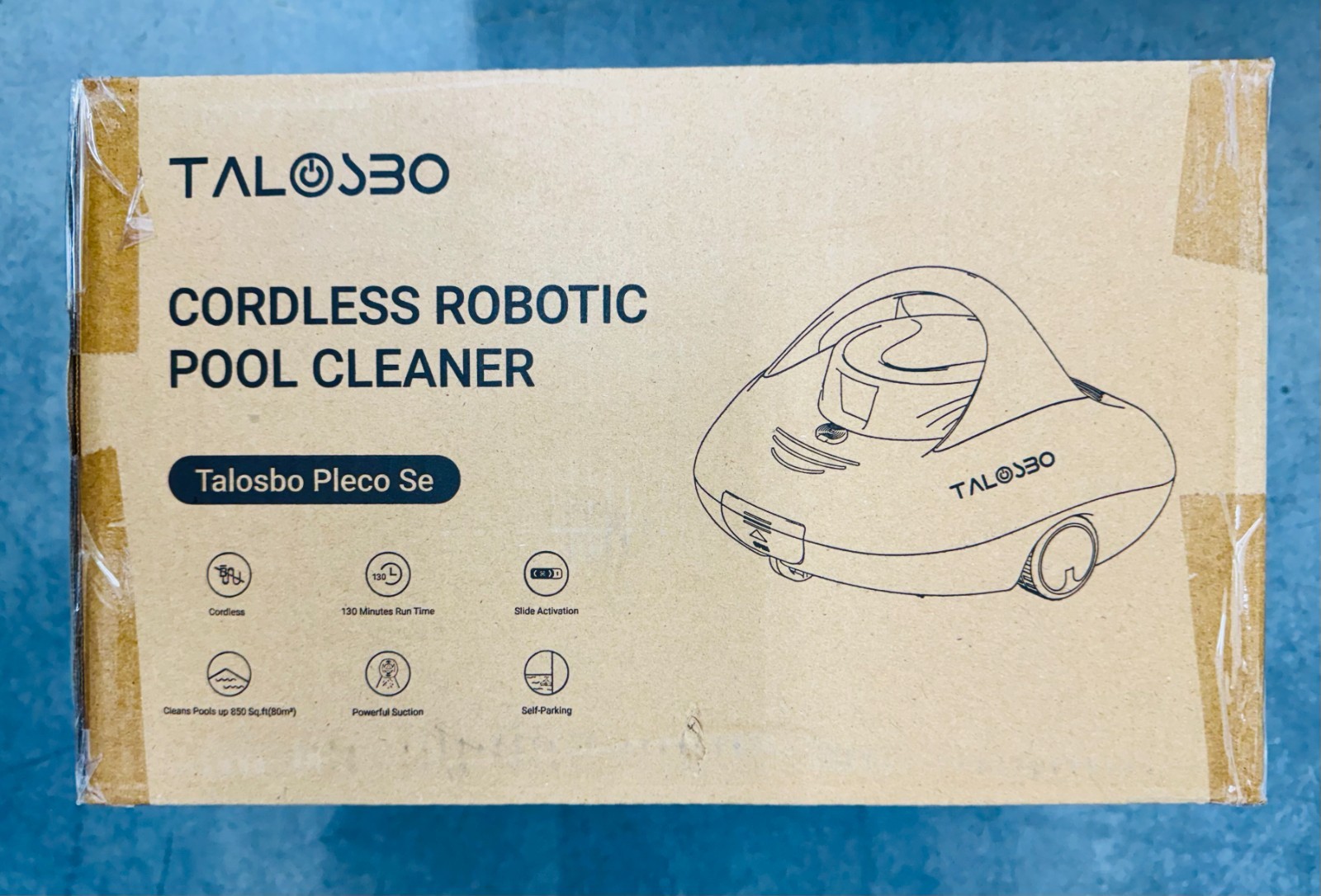TALOSBO Pleco SE Cordless Pool Vacuum for Pools up to 861 SqFt Robotic Cleaner