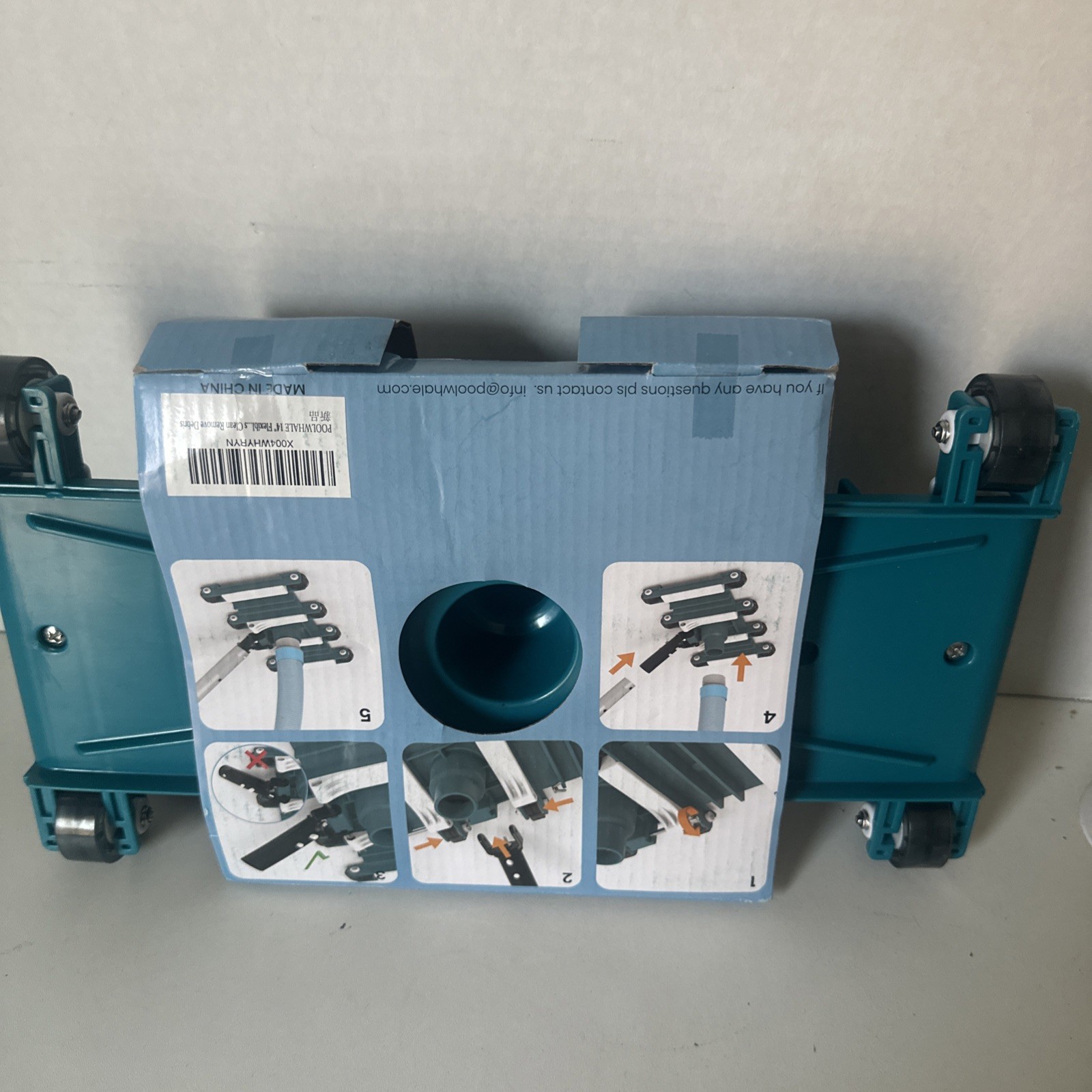 Poolehale 14&Prime; Flexible Pool Vacuum Head with Wheels for Inground & Above Ground