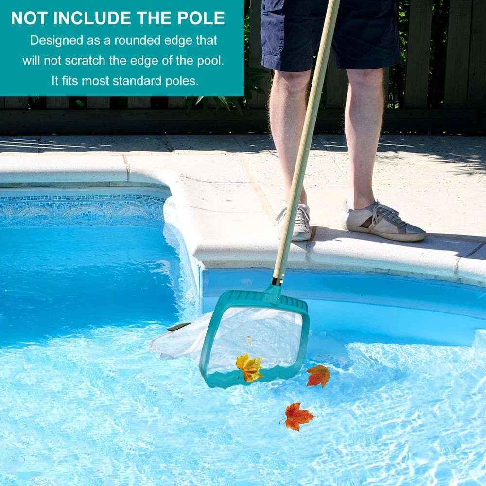 Pool Skimmer Net, Heavy Duty Swimming Leaf Rake Cleaning Tool (No Pole)