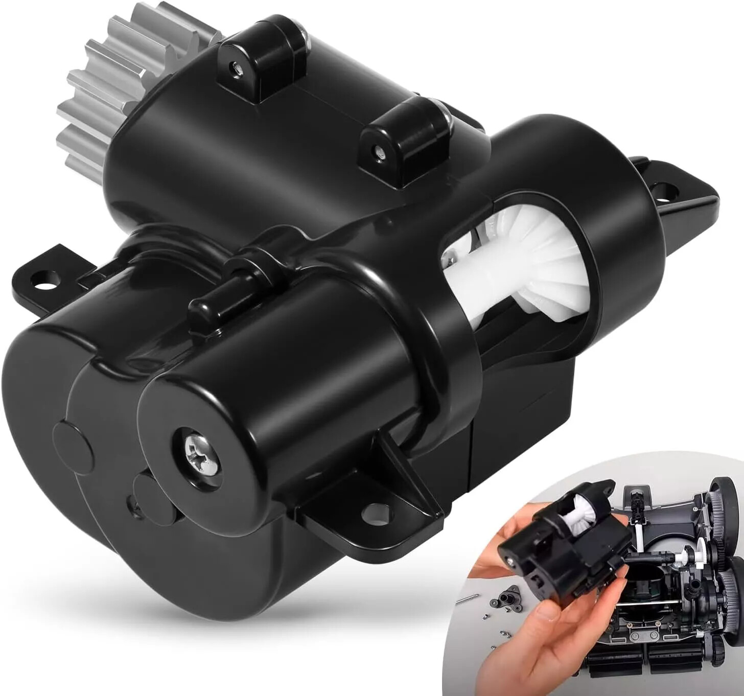R0837300 Black Gearbox Assembly Fit Polaris Quattro P40/Sport Pool Cleaners