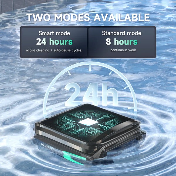 WYBOT C2 Pool Cleaner&F1 Solar Skimmer Bundle,Cordless for In/Above Ground Pools
