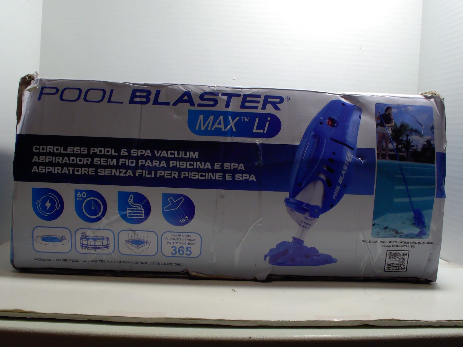 POOL BLASTER Max Cordless Pool Vacuum for Deep Cleaning & Strong Suction