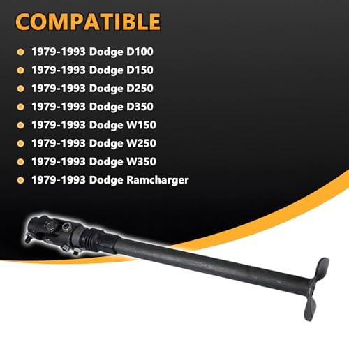 Steering Shaft Assembly Replacement for 1979-1993 Dodge D100 D150 W150 D250