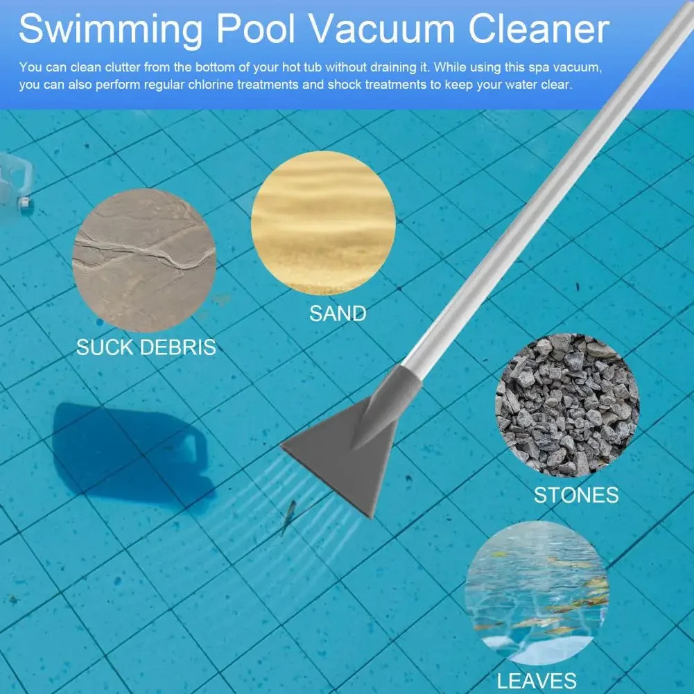 Handheld Swimming Pool Vacuum Cleaner, Fish Tank Cleaning Tool,Manual Clearner