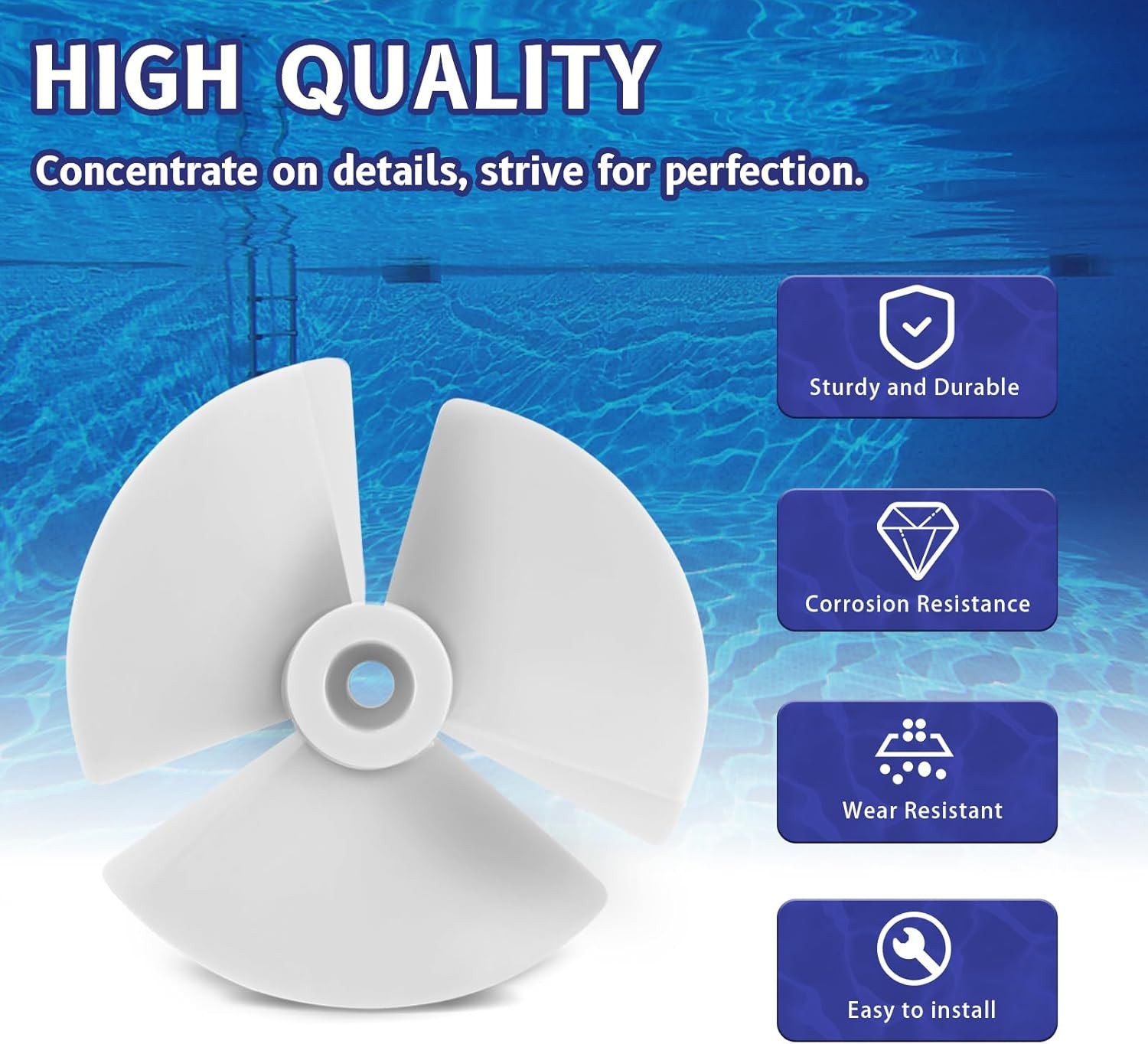 Alocs RCX11000 Impeller Replacement for Hayward Tigershark Qc/Shark/Sharkvac XL