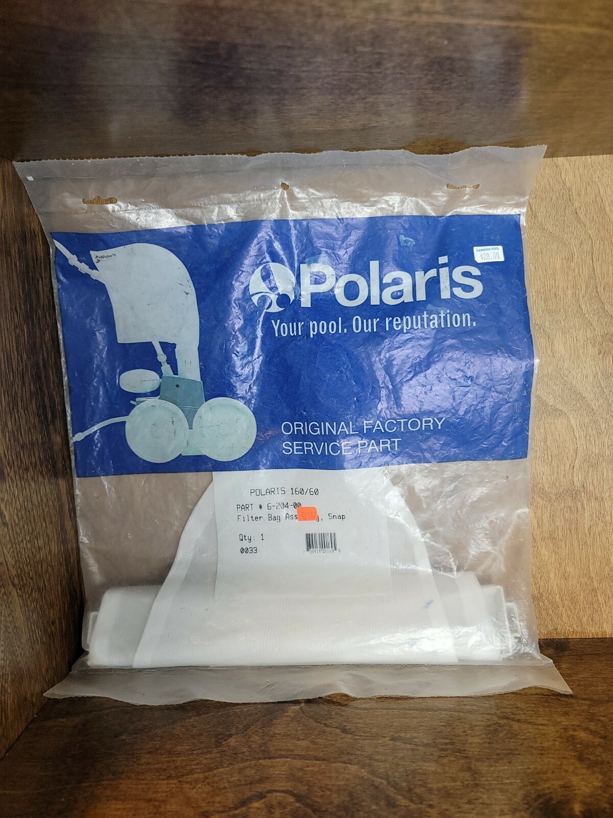 Polaris 160/60 Filter Bag Assembly, Snap 6-204-00