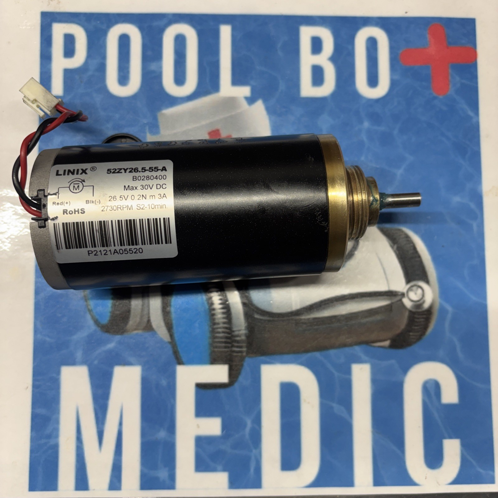 $100 USA REBUILT 1 YW Polaris Epic Zodiac IMPELLER MOTOR 52ZY26.5-55-A B0280400
