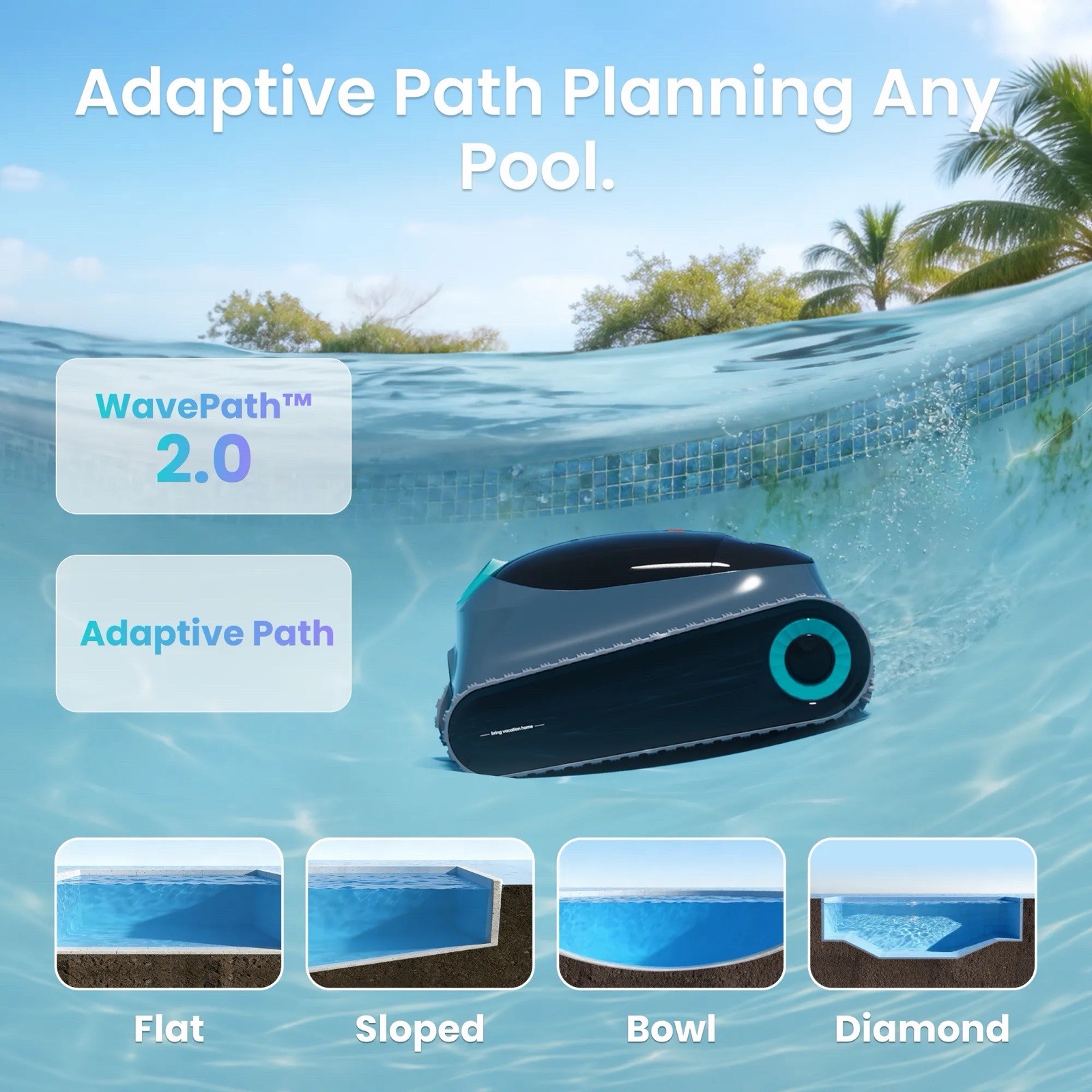 New Seal Aiper Scuba S1 2025 APP Control Pool Vacuum Robotic Cleaner
