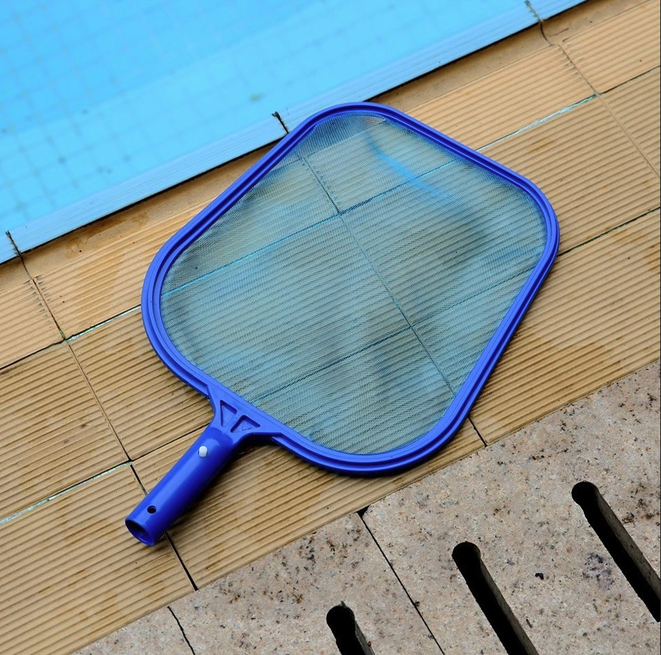1PC Leaf Rake Mesh Frame Net: Pool Spa Skimmer Cleaner for Debris Removal – NEW