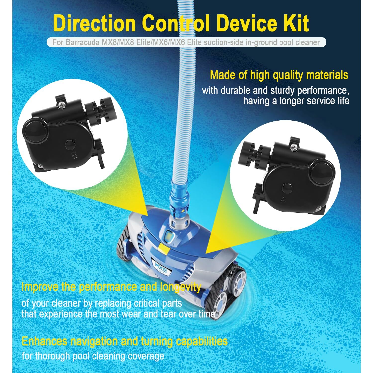 R0524800 R0524700 Device Side A/B for Zodiac Baracuda MX8,MX6,Elite Pool Cleaner