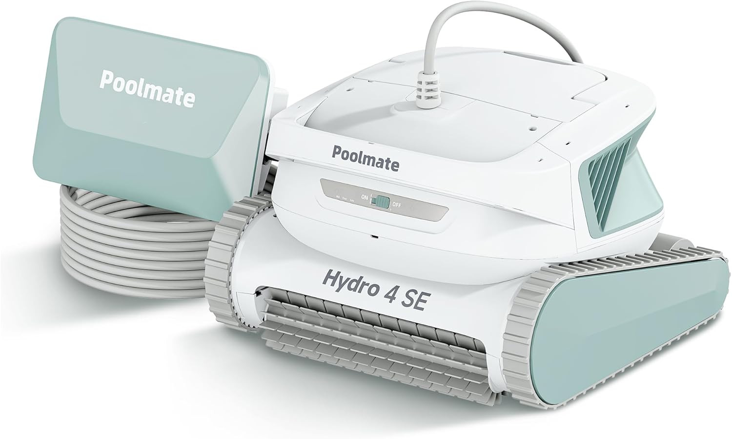 Robotic Pool Cleaner, S-Shaped Path/Auto Wall/Waterline Cleaning, 40FT Long Cab