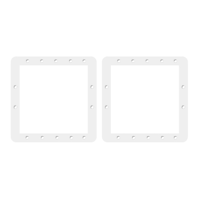 Pack of 2 Swimming Pool Skimmer Gaskets Heavy Duty Rubber Seals for Pump Systems