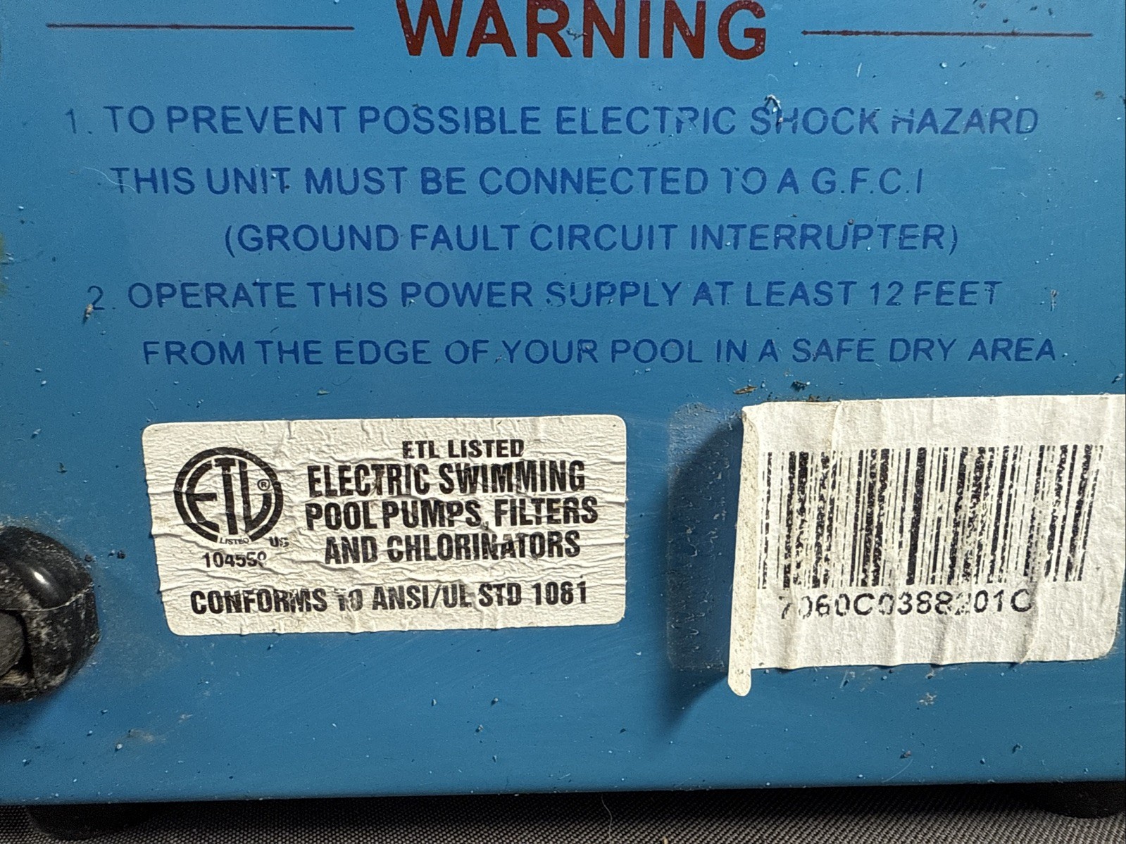 Aquabot Classic & Turbo T T2 power supply AC 3 Pin 7060C 7063C Tested Works