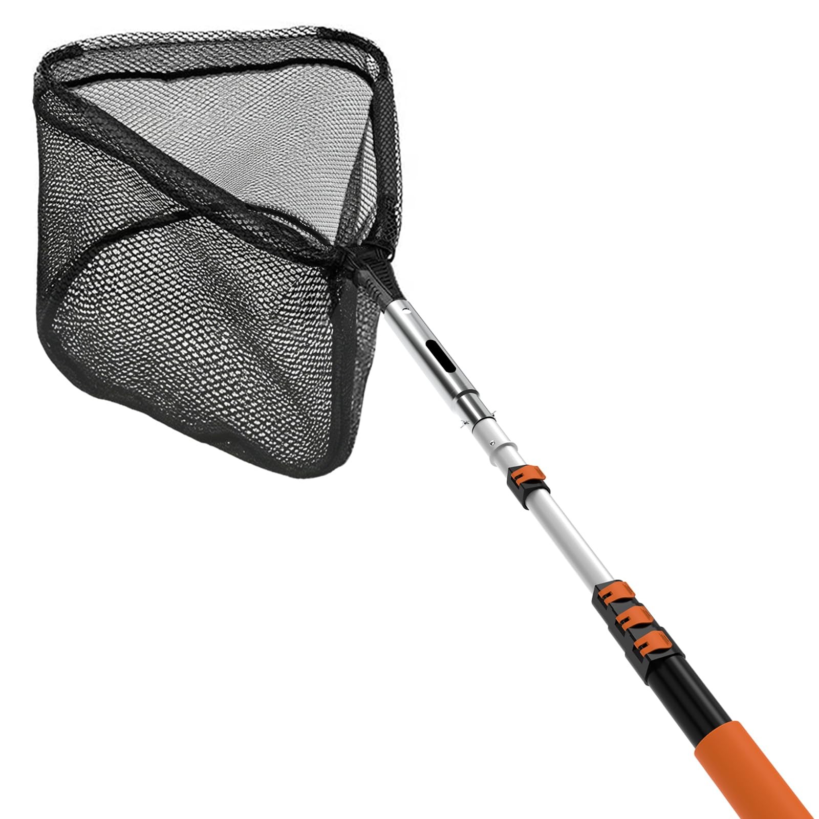 SISIUPASSIE 12FT Pool Skimmer Net with Pole, Foldable & Larger Capacity Pool …