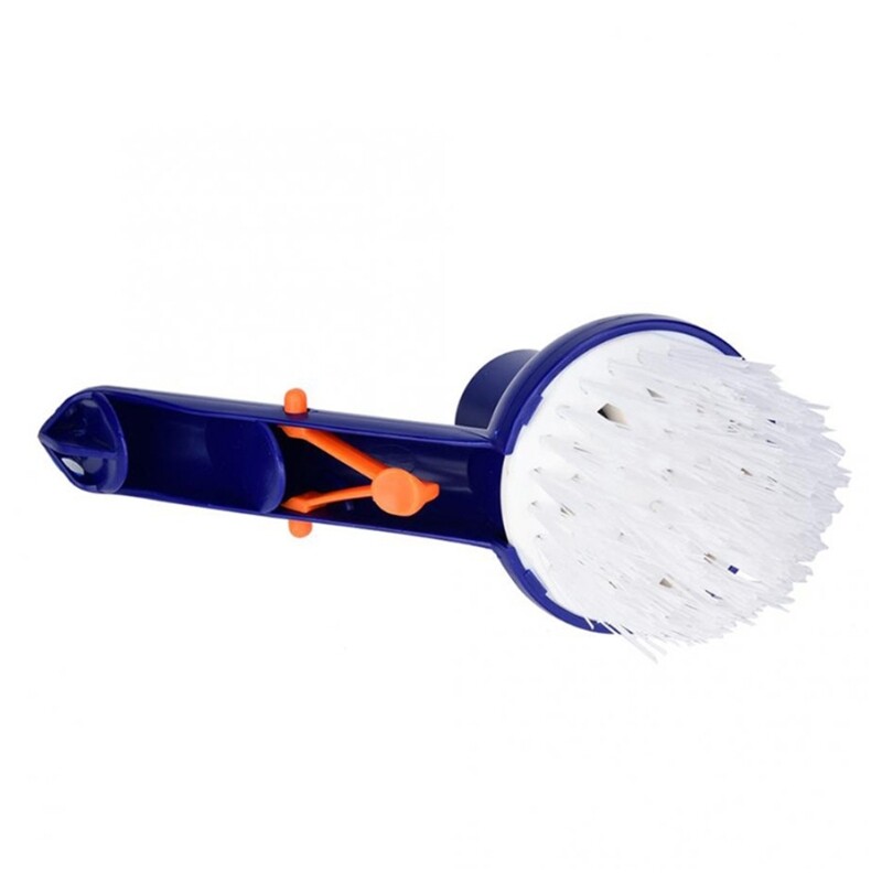 Multifuntional Pool Cleaning Tool Ergonomic Pool Cleaning Brush for Home Pool