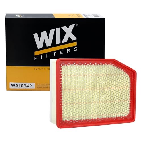 WIX WA10942 Heavy Duty Engine Air Filter Compatible With Chevrolet Silverado,