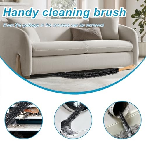 3PCS Upgraded Dryer Vent Cleaner Kit: Universal Vacuum Hose Blue Black