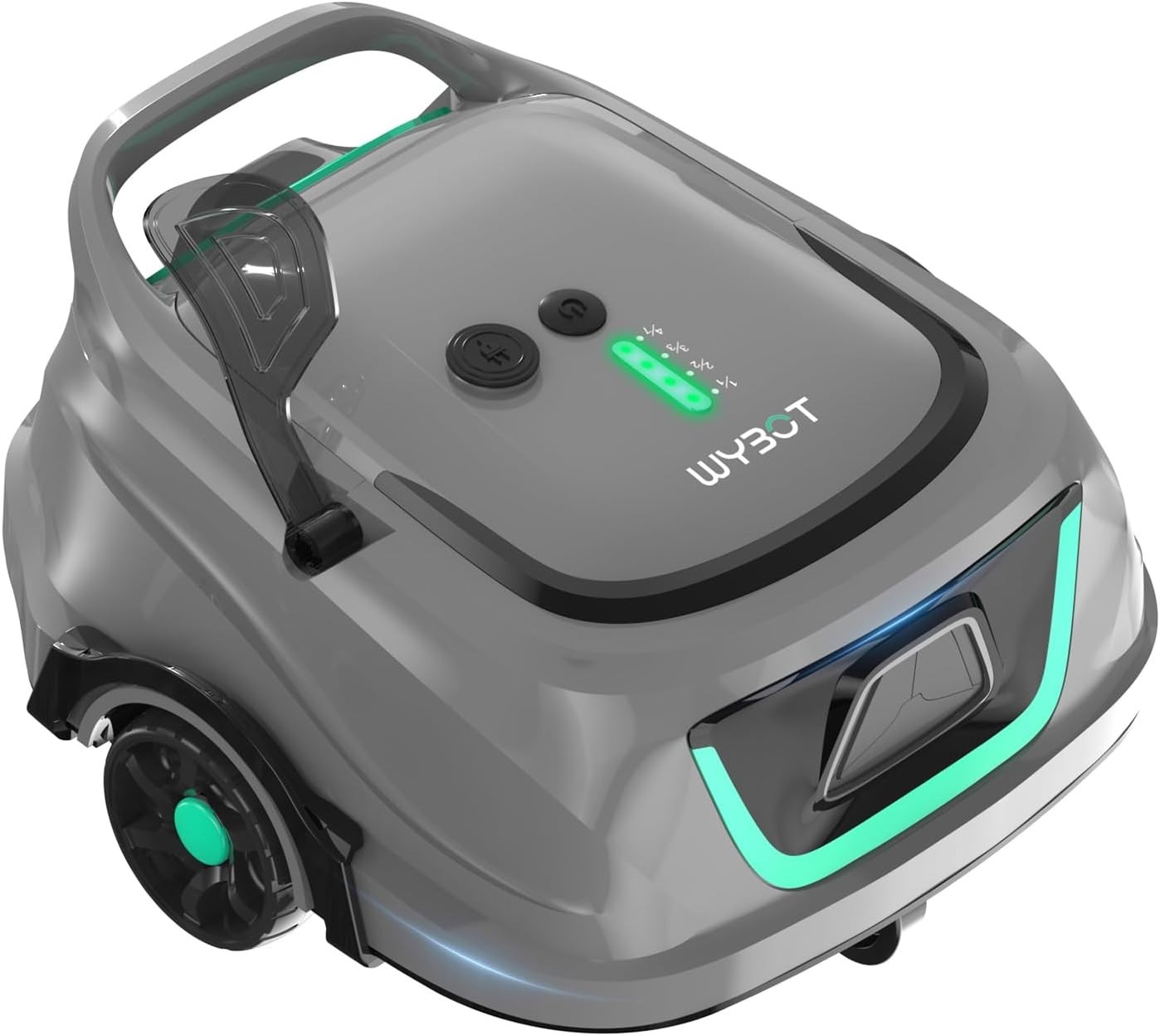 Cordless Robotic Pool Cleaner with Dual-Layer Filtration – 1100 Sq. Ft. Coverage
