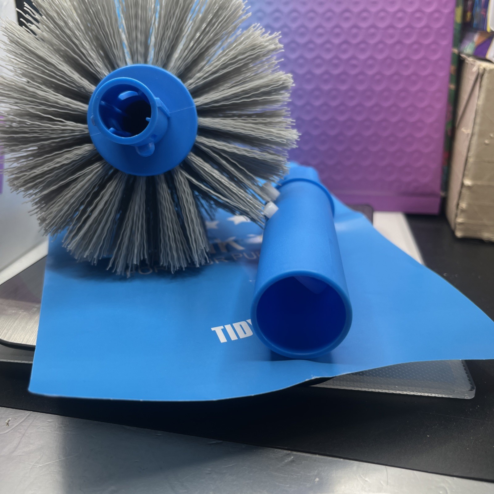 TidyMister Small Pool Brush Head for Cleaning Narrow Corners Steps See Pics New