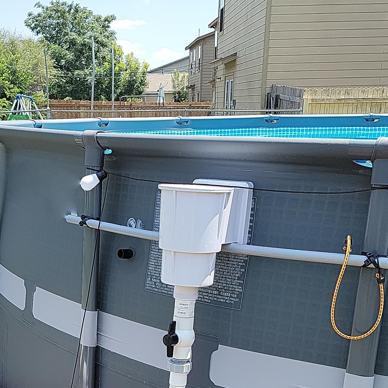 VECKYJL Above Ground Pool Skimmer Kit, Standard Thru-Wall Skimmer, Pool Wall …