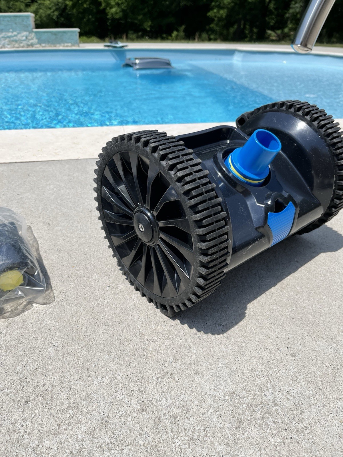 Automatic Pool Vacuum Cleaner Inground Suction Wall Climbing No Battery NO HOSE