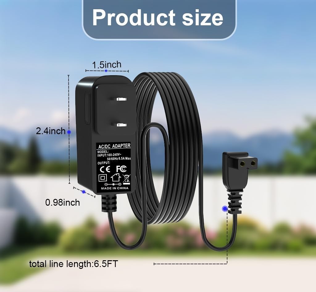 12.6V Pool Vacuum Charger, Compatible with Aiper Seagull 600 800 1000, Power Ada