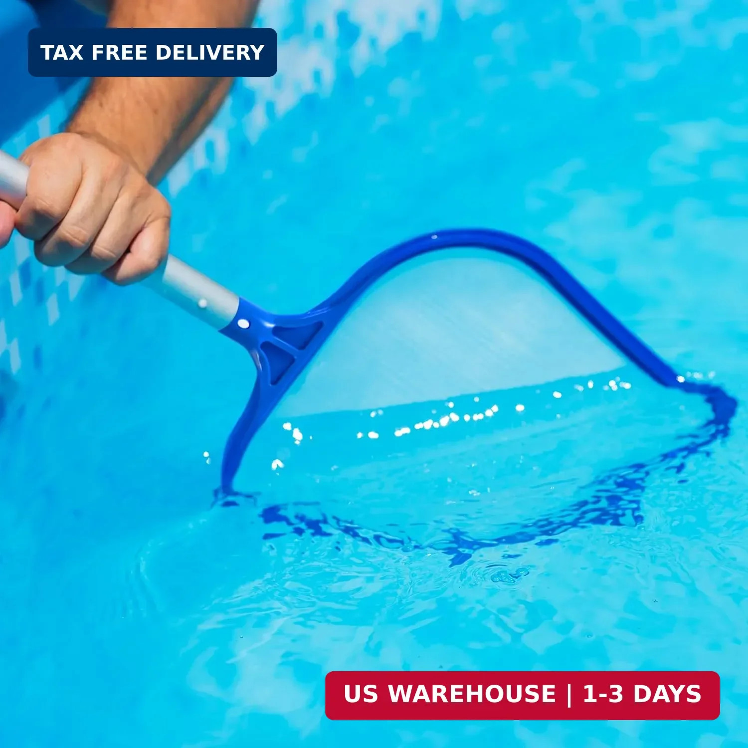Tavaleu Pool Skimmer – Pool Skimmer Net with Reinforced Frame, Professional Pool