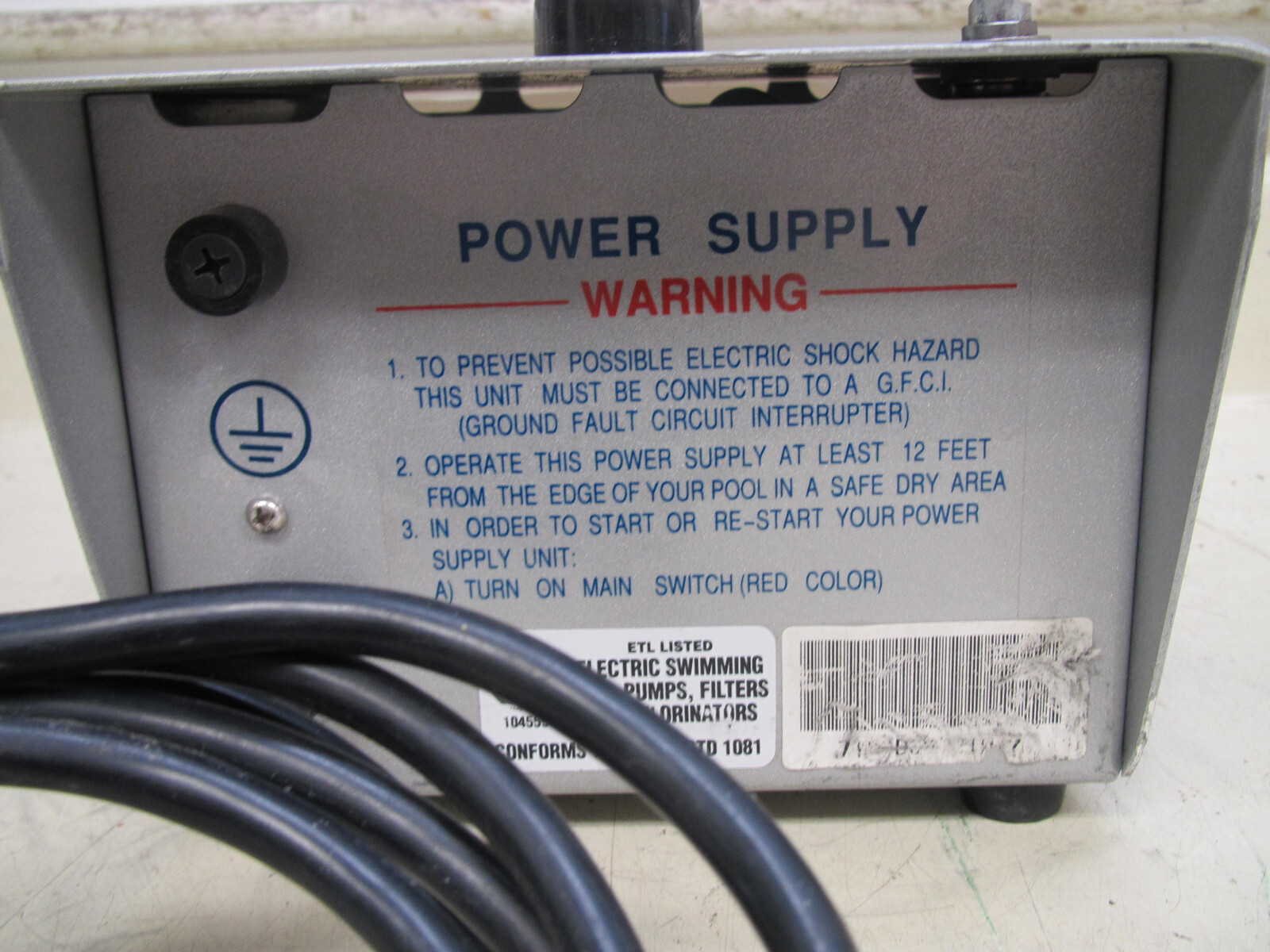Aqua Products AquaBot Power Supply 7-Hours Digital Timer 3-Prong Female Socket
