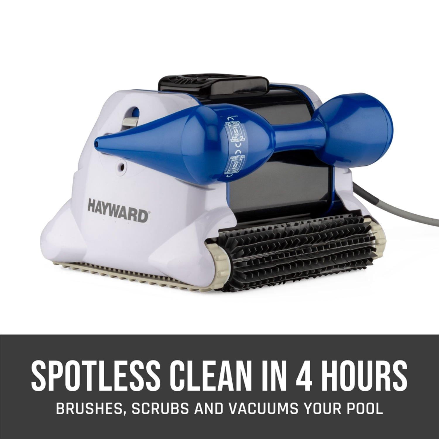 Hayward TigerShark QC Robotic Automatic Pool Cleaner, 19.7 in, Quick Clean