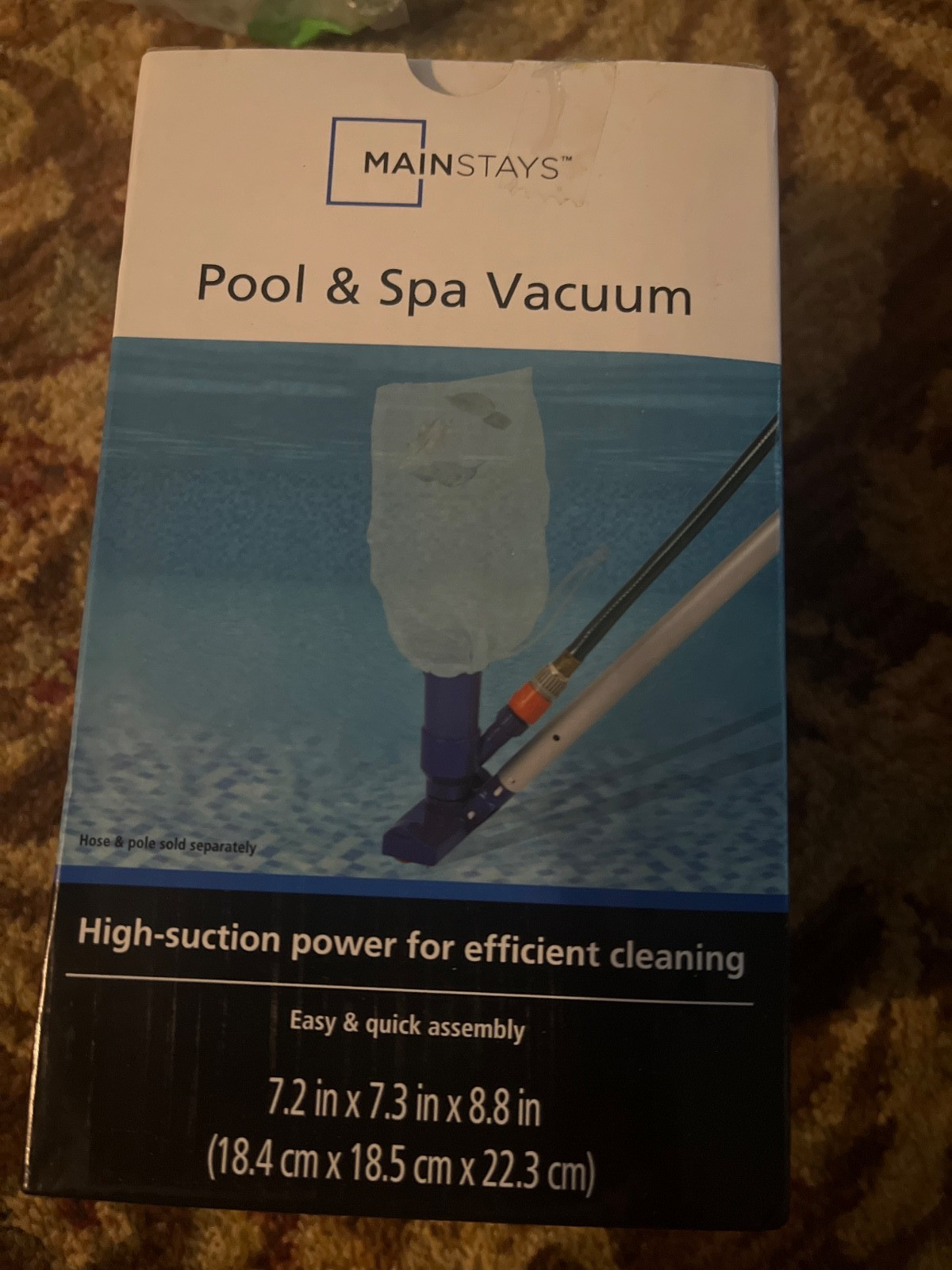 Mainstays Pool & Spa Vacuum Head for Small Above Ground Swimming Pool